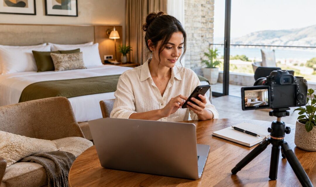Content production for boutique hotels: booking-first 2026