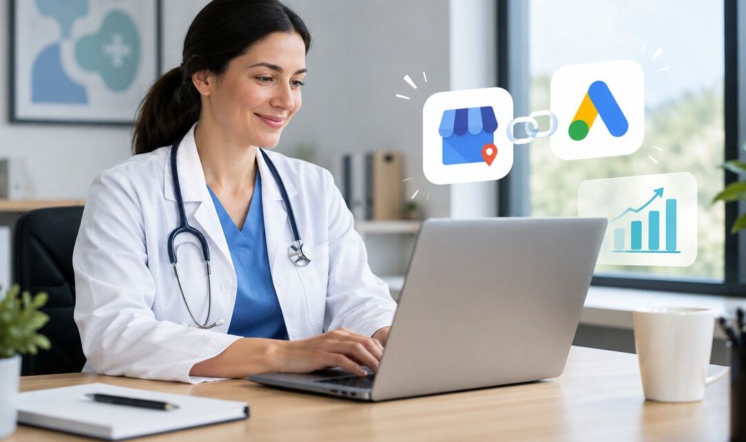 How to connect Google Business Profile to Google Ads for clinics